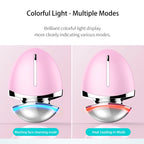 FACE VITAL EMS فرشاة وجه سيليكون بتيار صغير مع وظيفة الحرارة